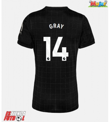 Tottenham Hotspur Archie Gray #14 Segunda Equipación Mujer 2025-26 Manga Corta